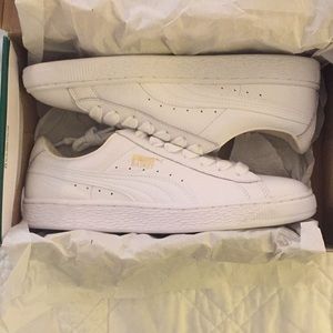 Puma Basket Classic White Size 7.5
